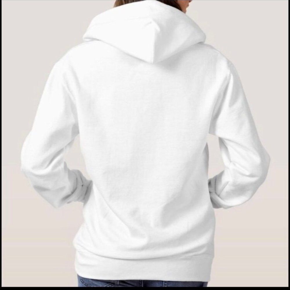 Flapi Basic Hooded Sweatshirt - White - image 3